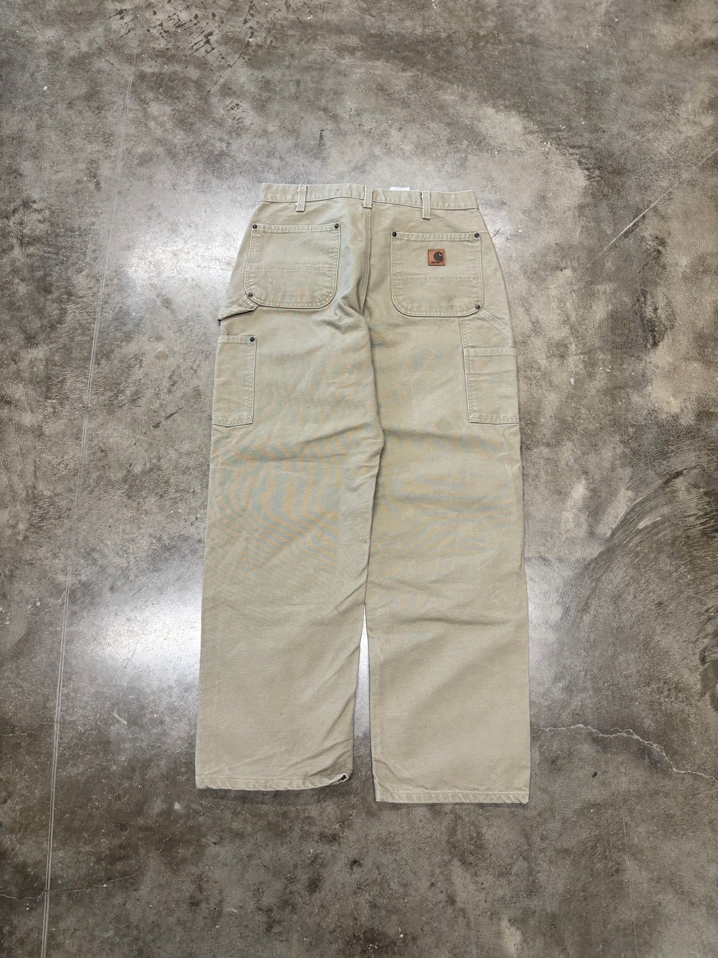 Beige carhartt double knees