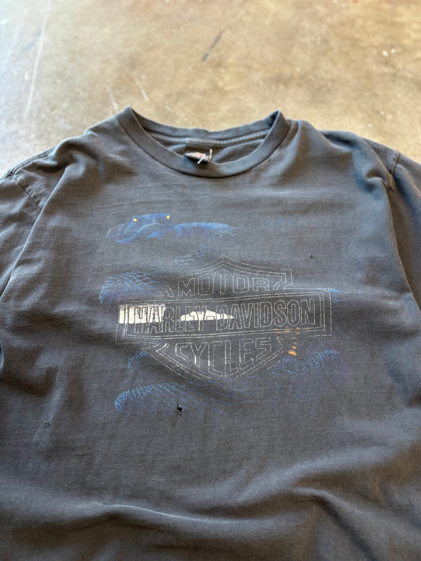 Vintage Harley Davidson snake shirt size large