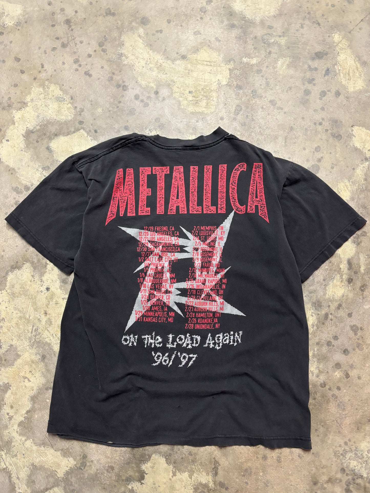 Vintage Metallica shirt size large