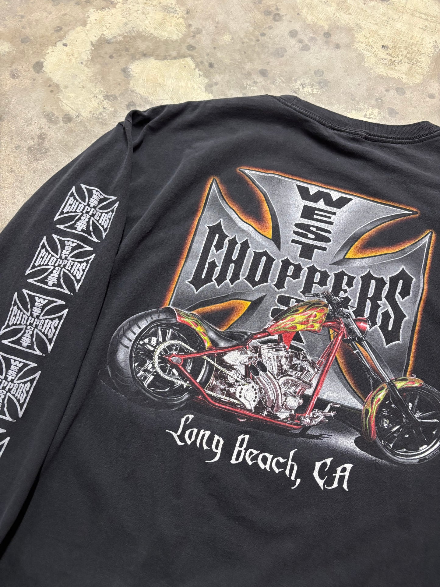 Vintage West Coast Choppers Iron long sleeve shirt size XL