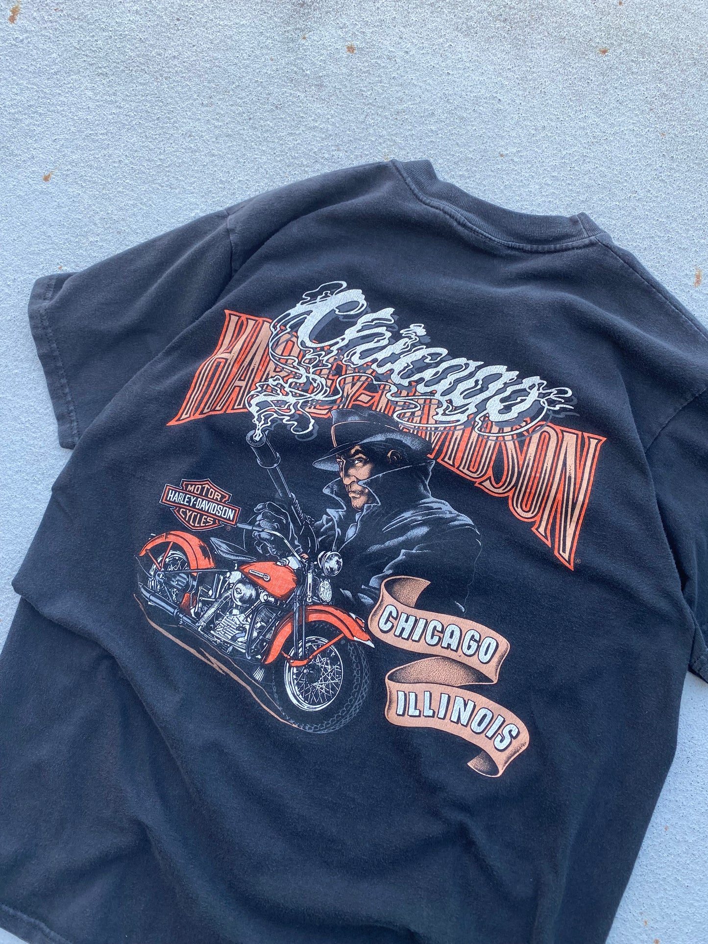 Vintage Chicago Legendary Harley shirt size large