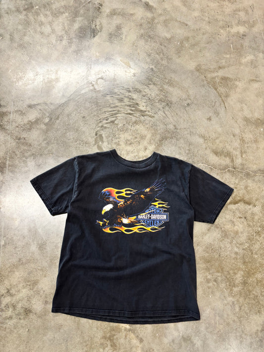 Vintage Harley Davidson Flaming Eagle shirt size xl