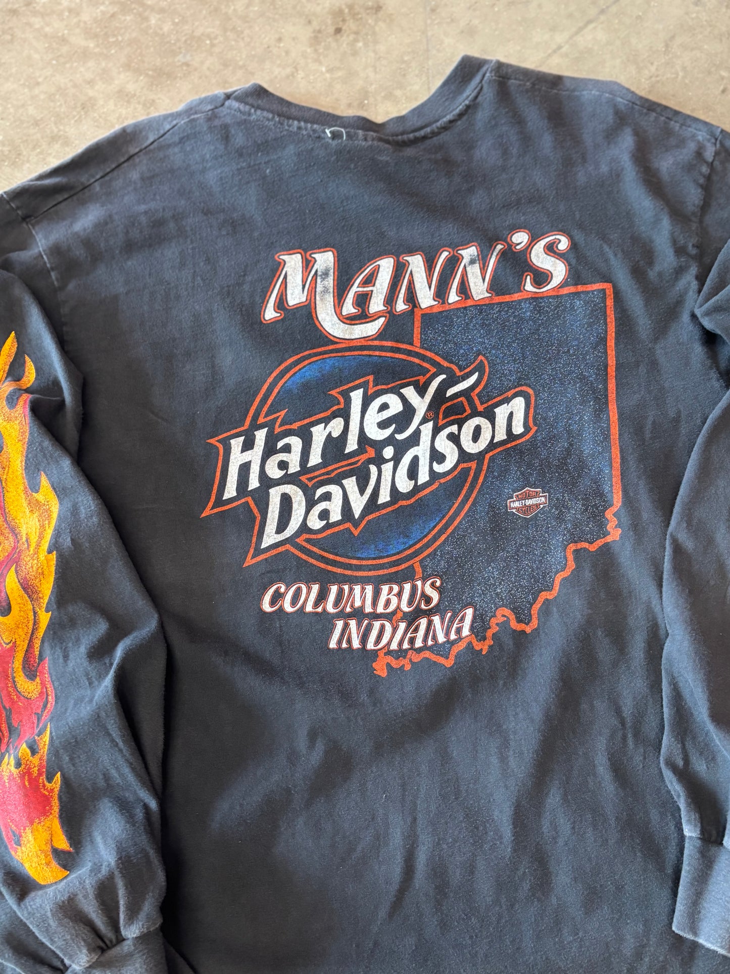 Vintage Harley Davidson 80’s long sleeve size Extra large bikers only