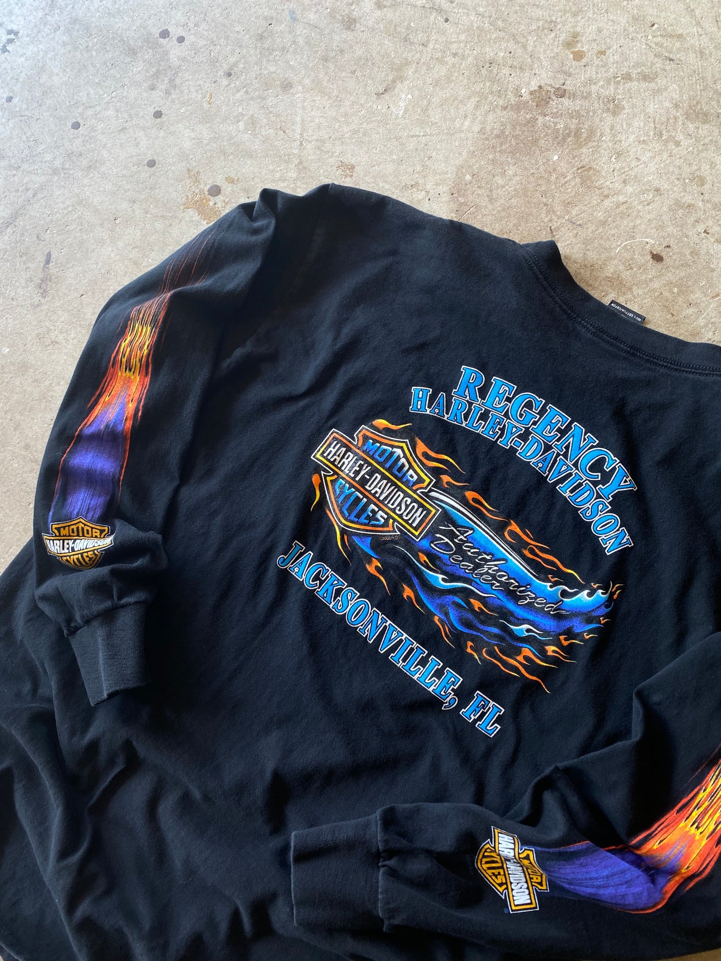 Vintage Harley Davidson Soaring Purple Eagle Size Extra Large