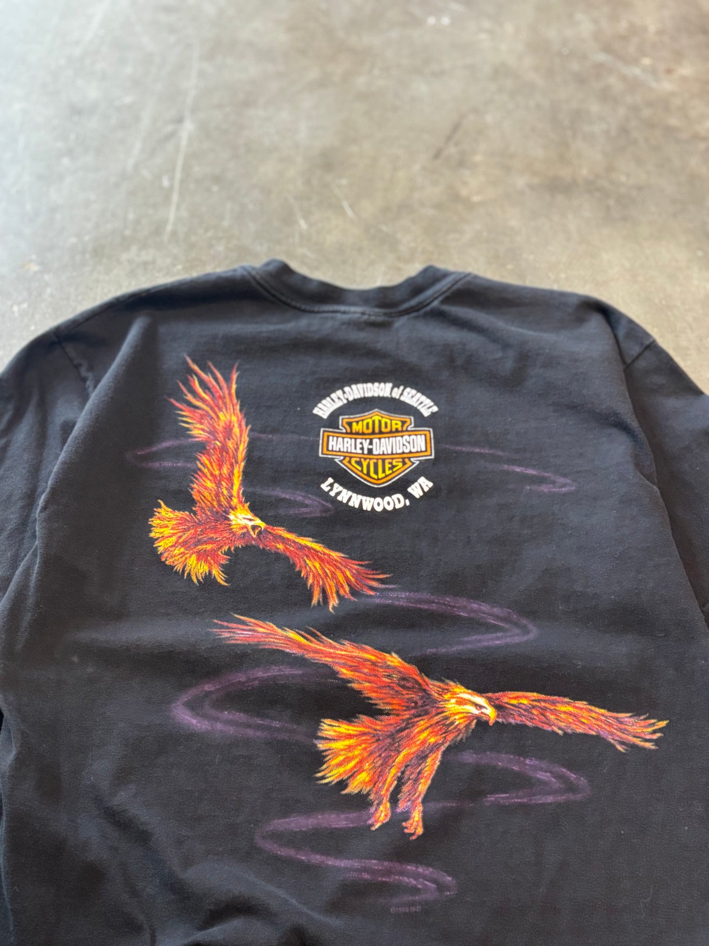 Vintage Eagle AOP shirt size large