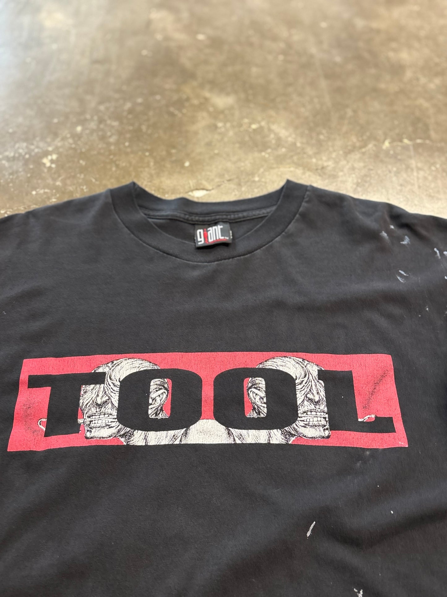 Vintage Tool Syringe long sleeve size xl painted up