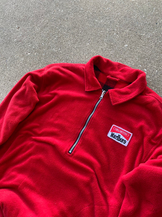 Vintage Marlboro Fleece 1/4 Zip Size XL