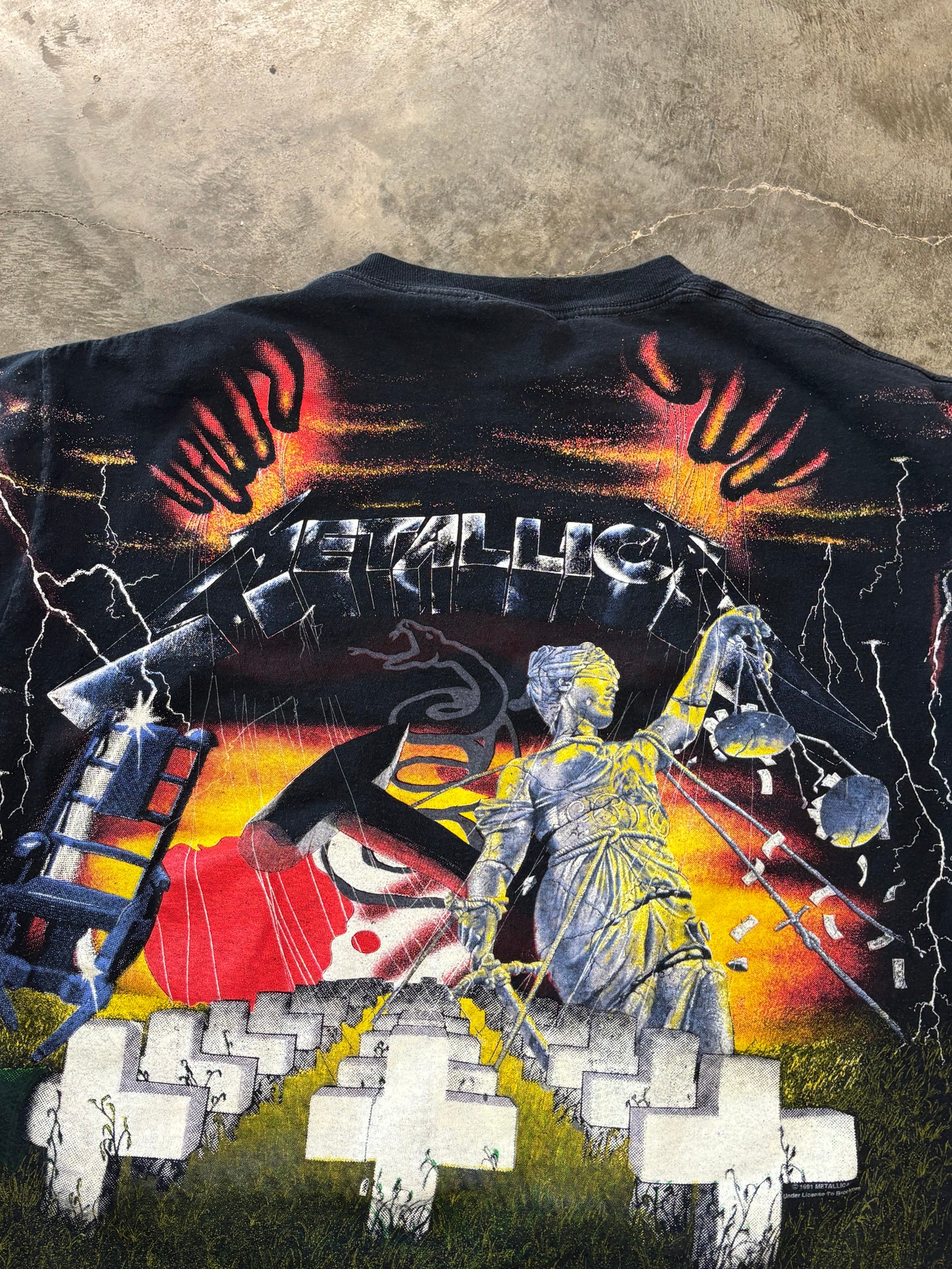 Vintage Metallica AOP 1992 shirt size XL