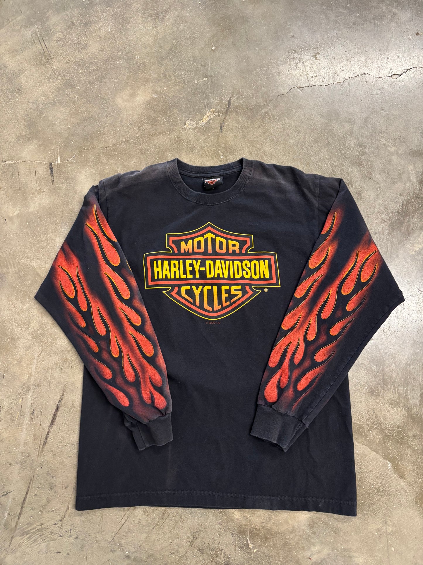 Vintage Harley Davidson Inferno long sleeve size large/xl