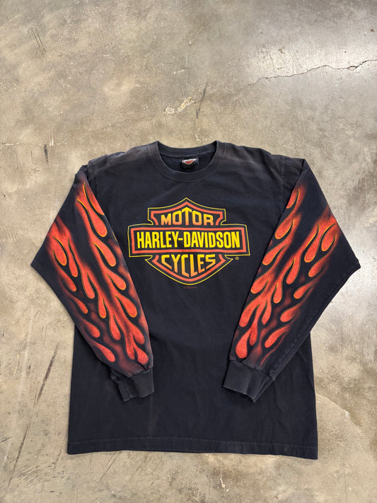 Vintage Harley Davidson Inferno long sleeve size large/xl