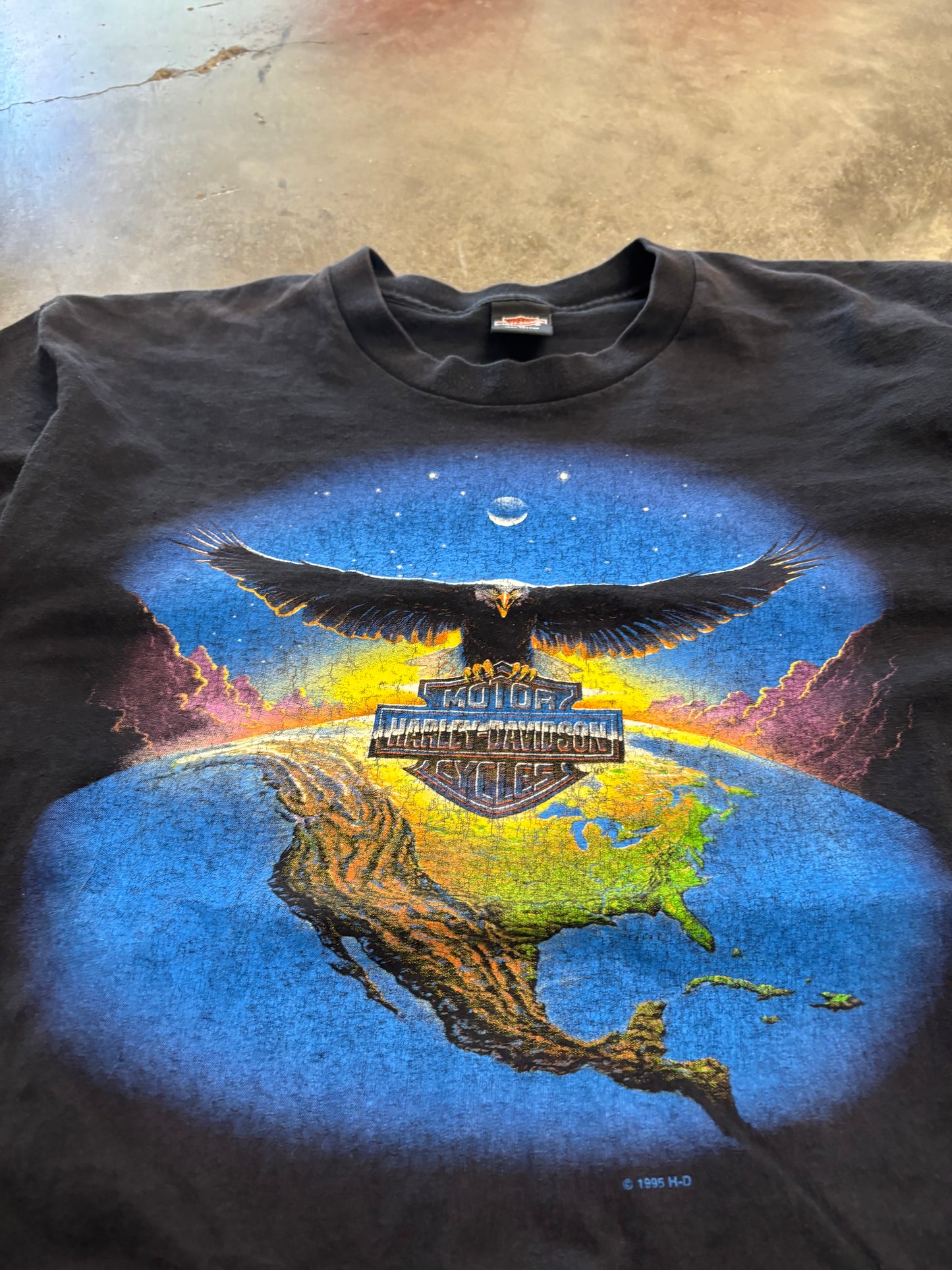 Vintage Harley Davidson Global Eagle shirt size XL