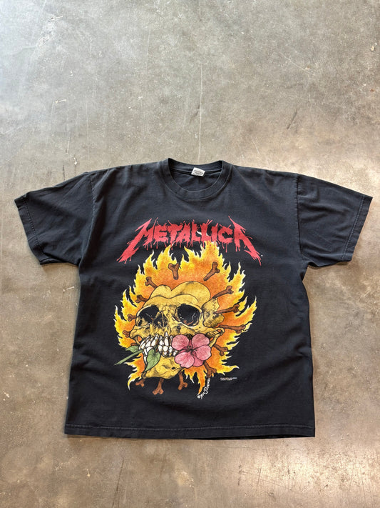 Vintage Metallica Flower Pushead size XL