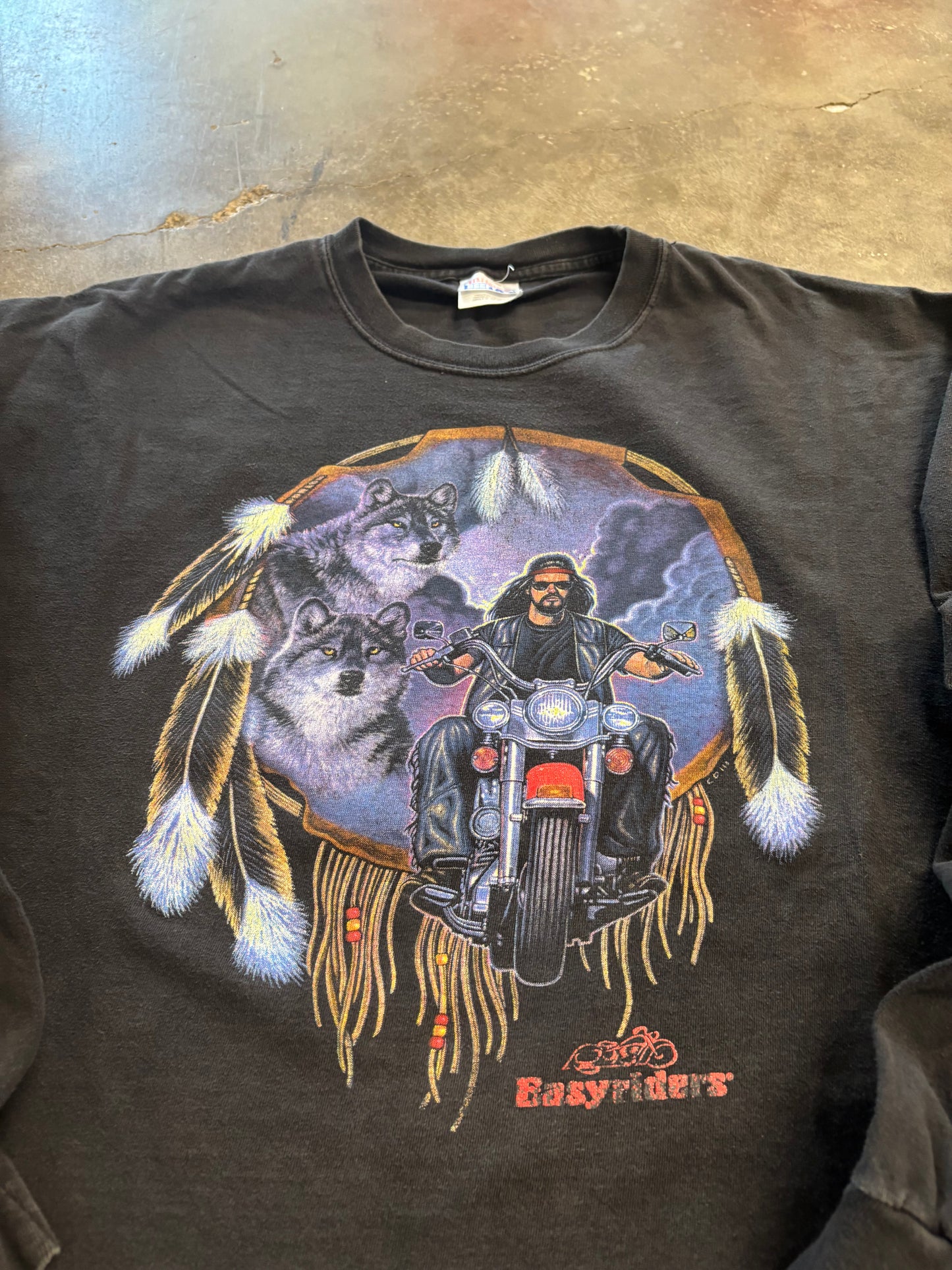 Vintage EasyRiders dream catcher long sleeve size xl