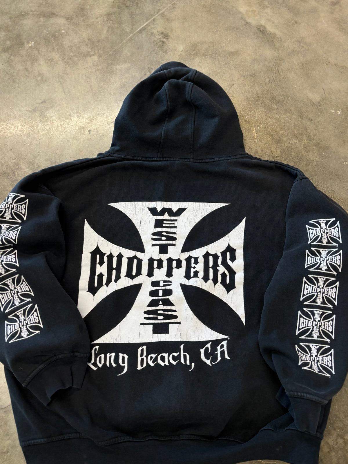 Vintage West Coast Choppers hoodie size xl