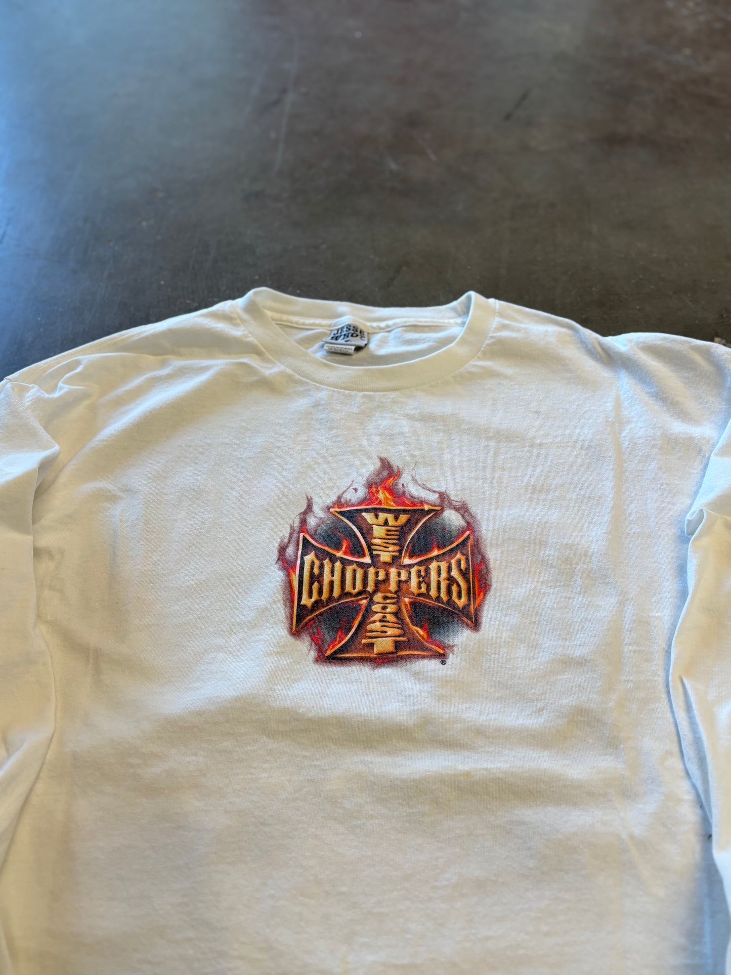 Vintage West Coast Choppers car long sleeve size xxl