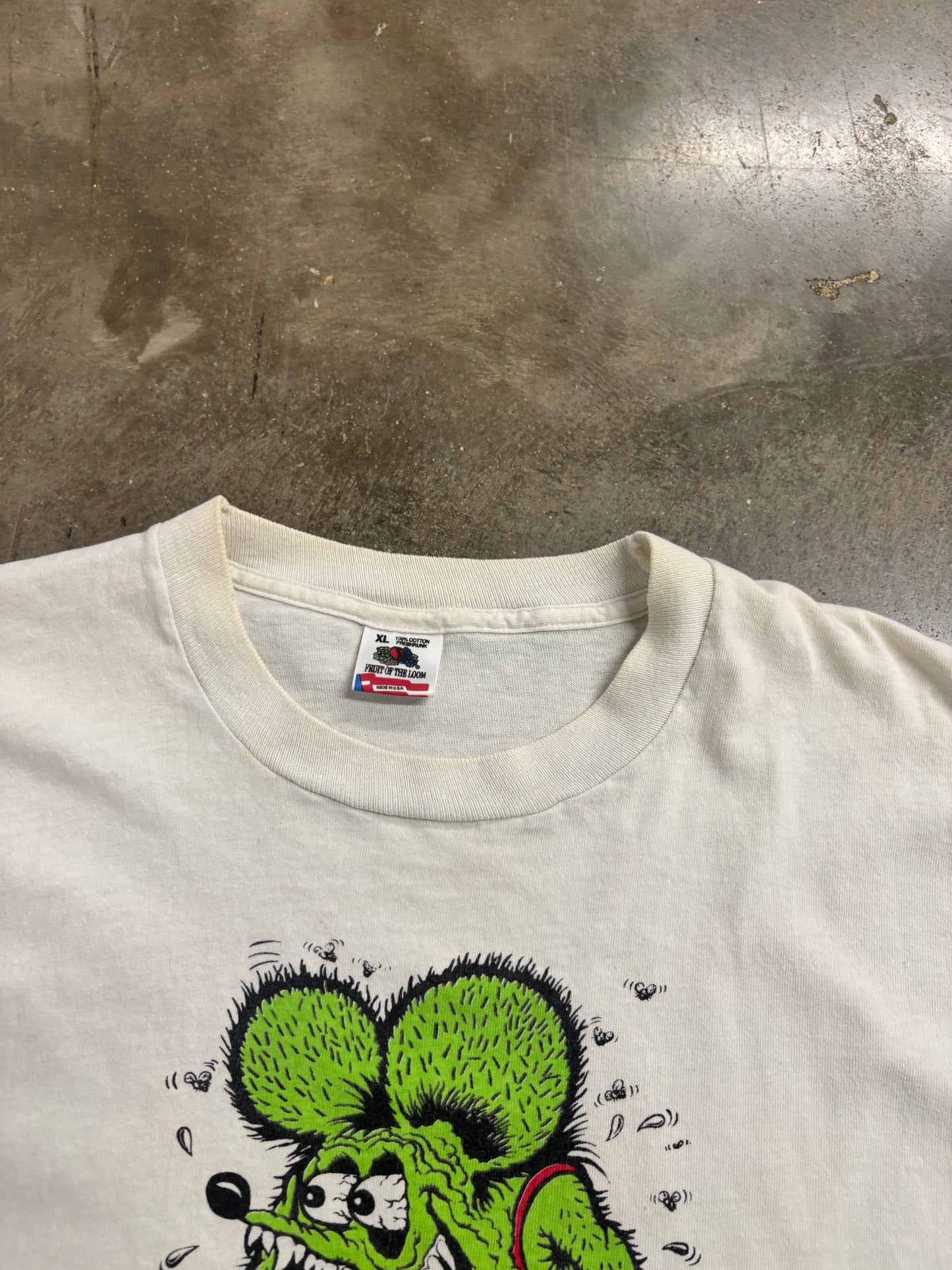 Vintage Rat Fink signed by Ed Roth shirt size extra large
