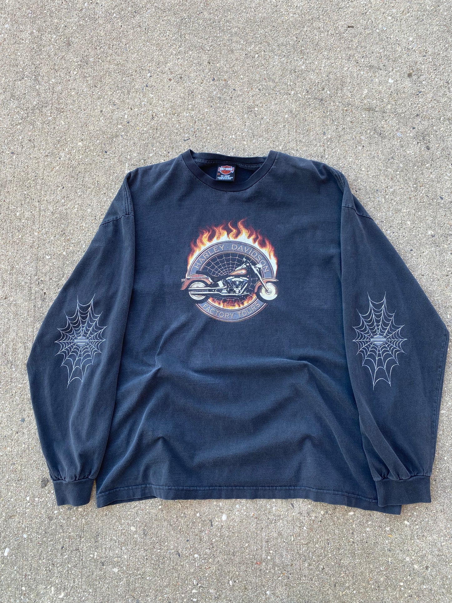 Vintage Harley Davidson Budget spiderweb size XXL SHIRT