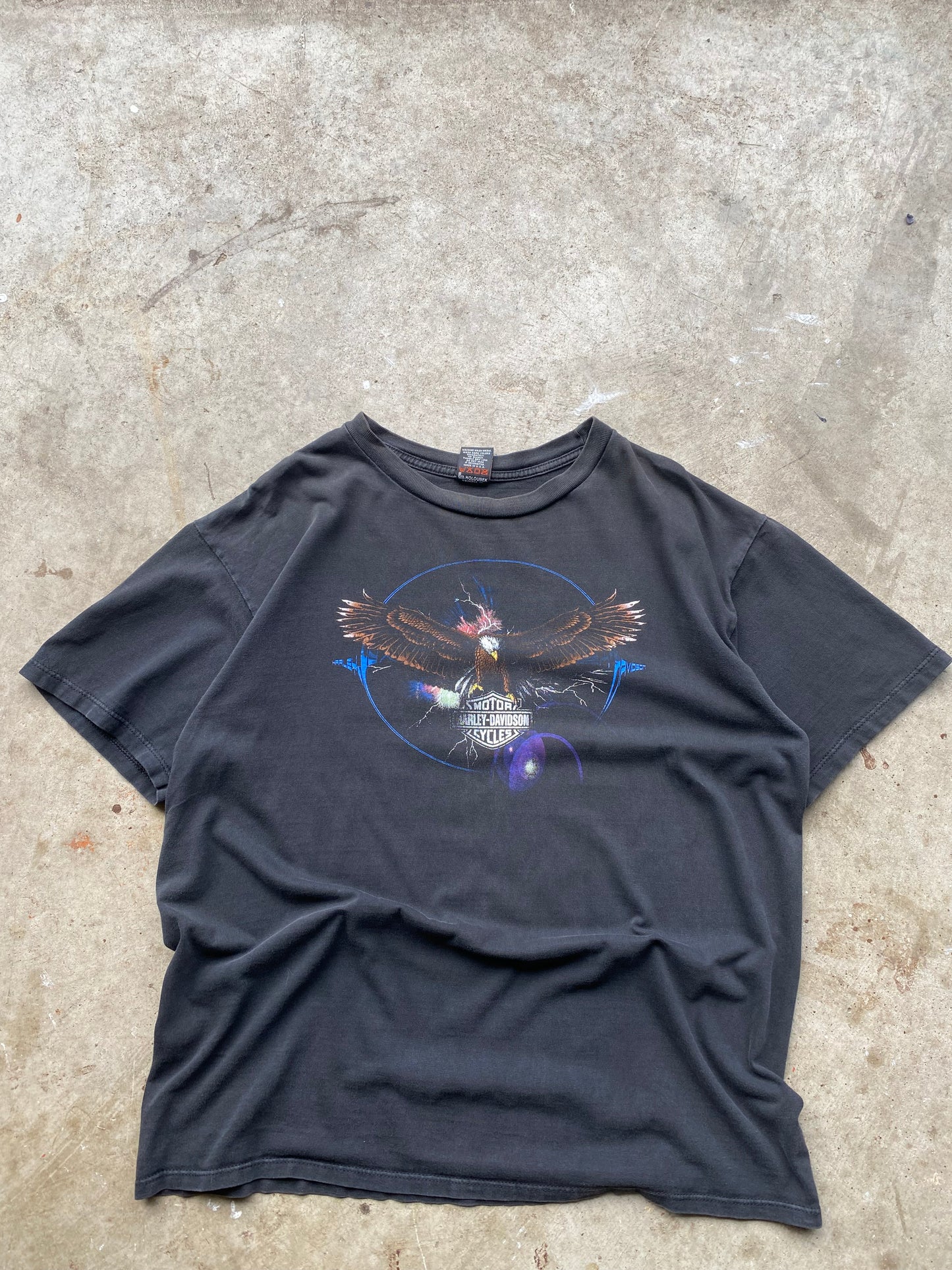 Vintage Harley Davidson Lightning Eagle shirt size extra large