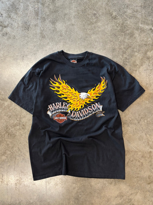 Vintage Harley Davidson Flaminf Eagle shirt size XL