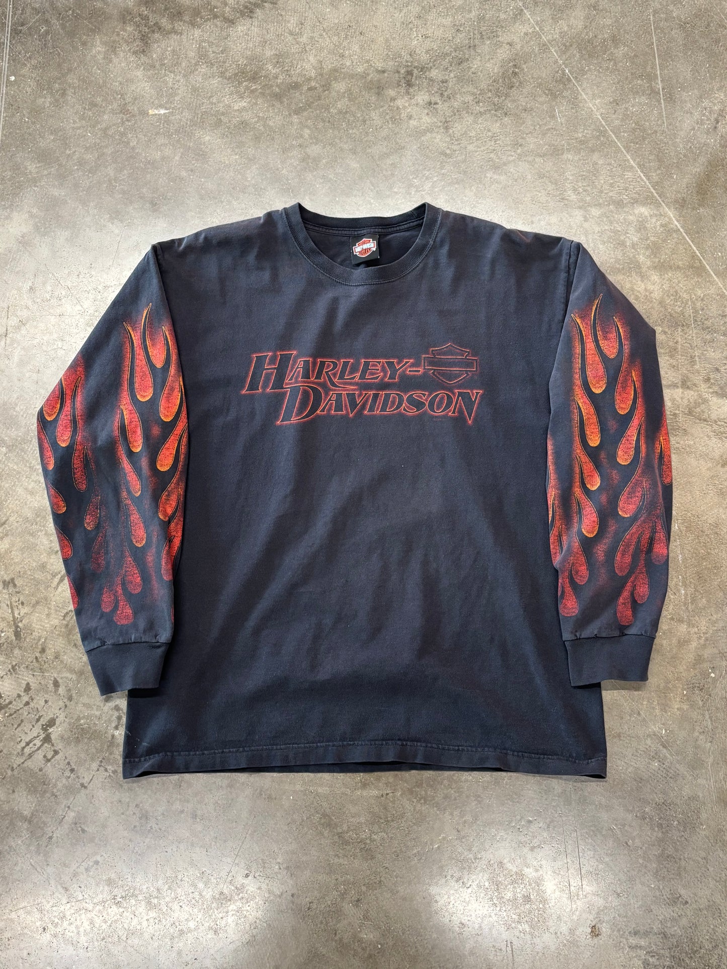 Vintage Harley Davidson Inferno long sleeve size extra large