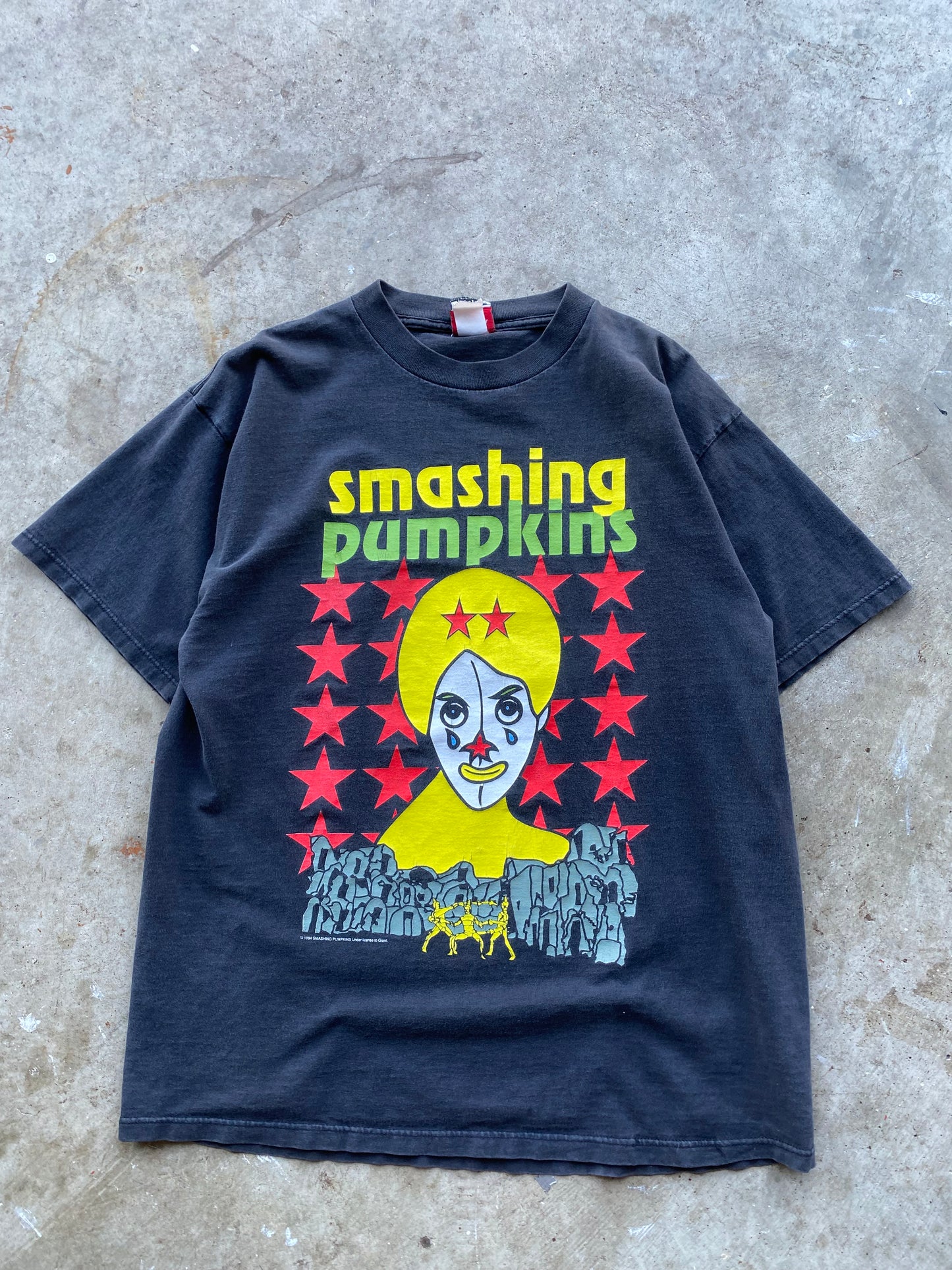 Vintage Smashing Pumpkins 1994 Clown shirt size extra large