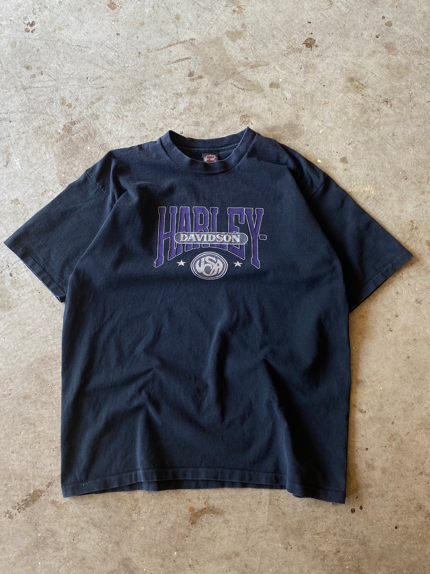 Vintage Harley Davidson Purple Logo shirt size XL