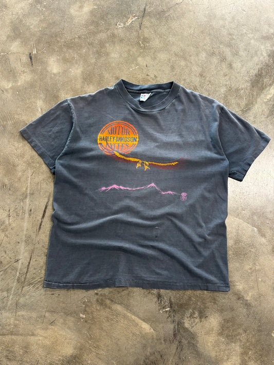 Vintage 80’s Super Faded Harley Davidson shirt size XL