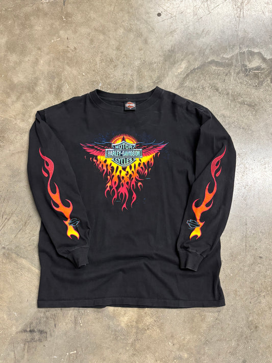Vintage Harley Davidson free big Rey long sleeve size xl