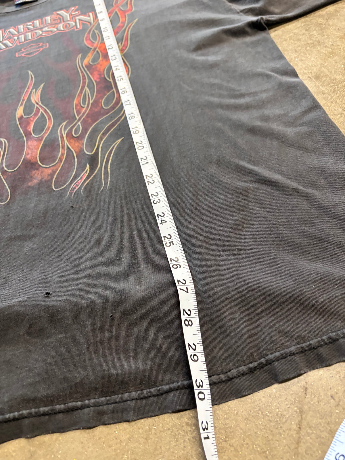 Vintage Harley Davidson rising flame long sleeve size xxl