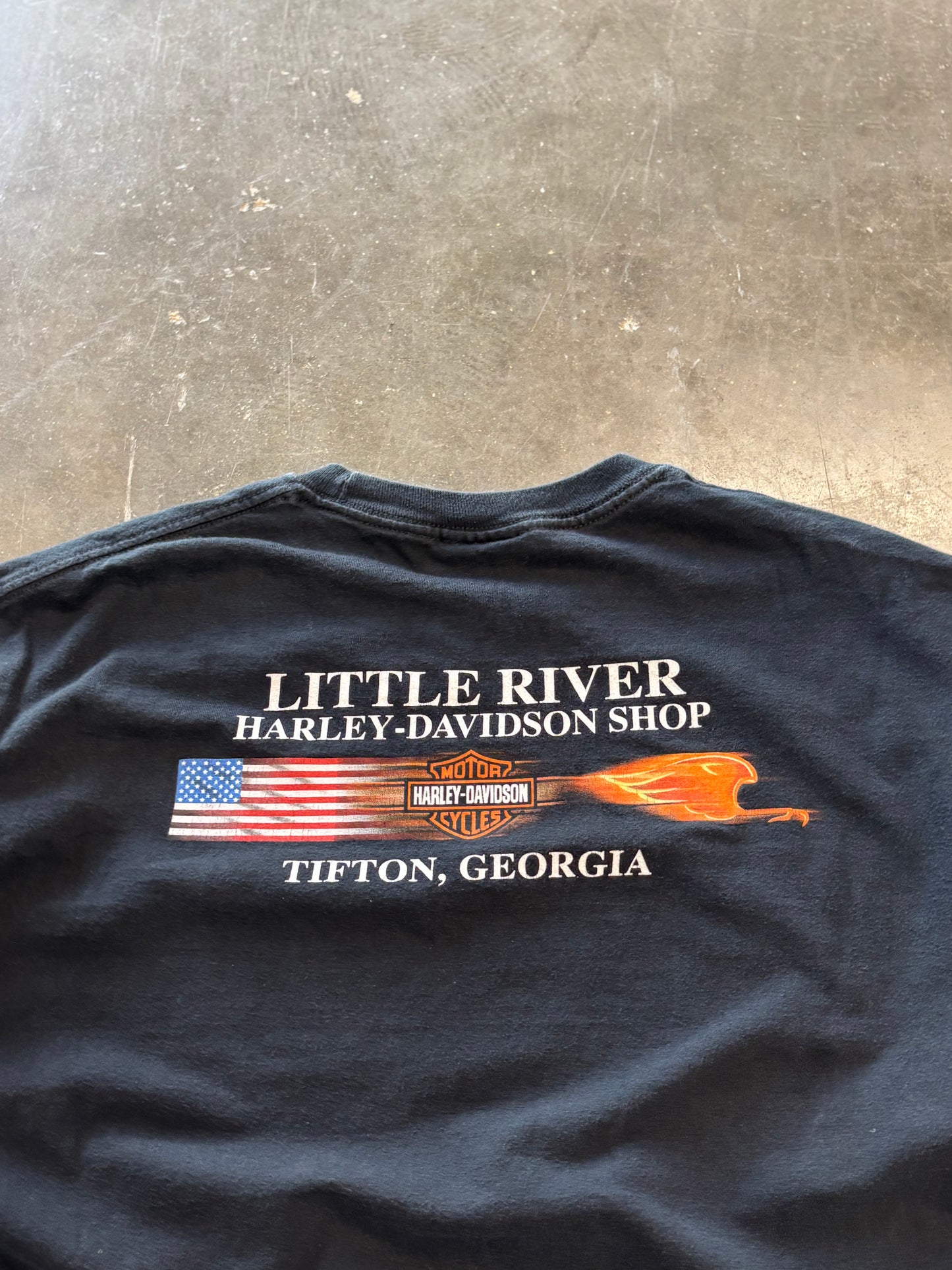 Vintage Harley Davidson who let the hogs out shirt size xl