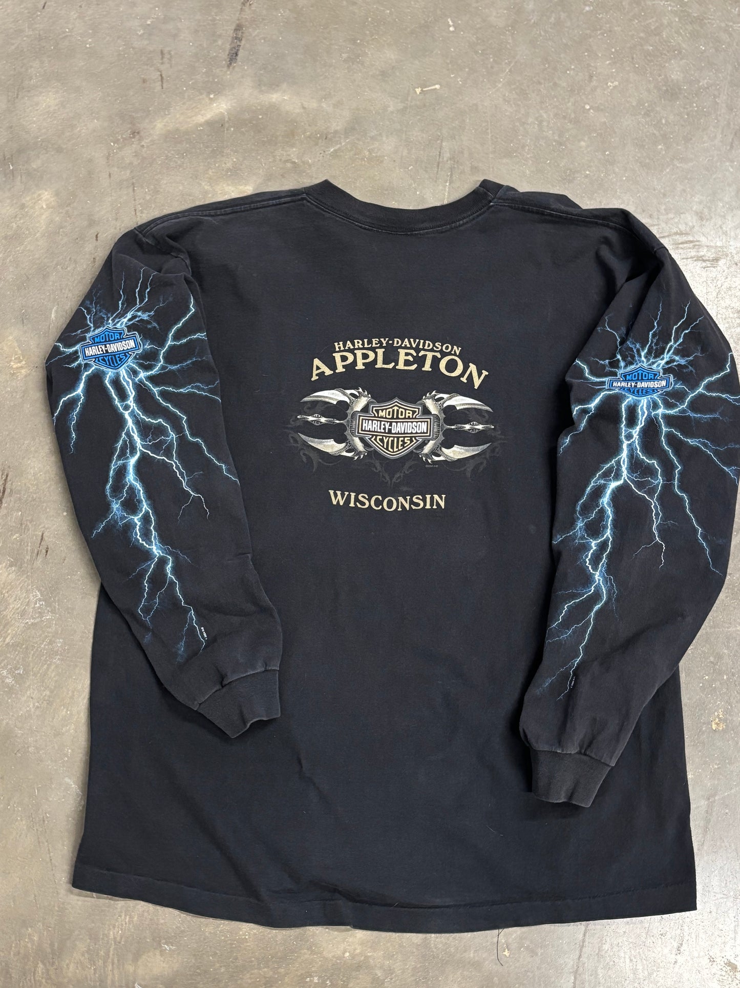 Vintage Harley Davidson Lightning shirt size xxl