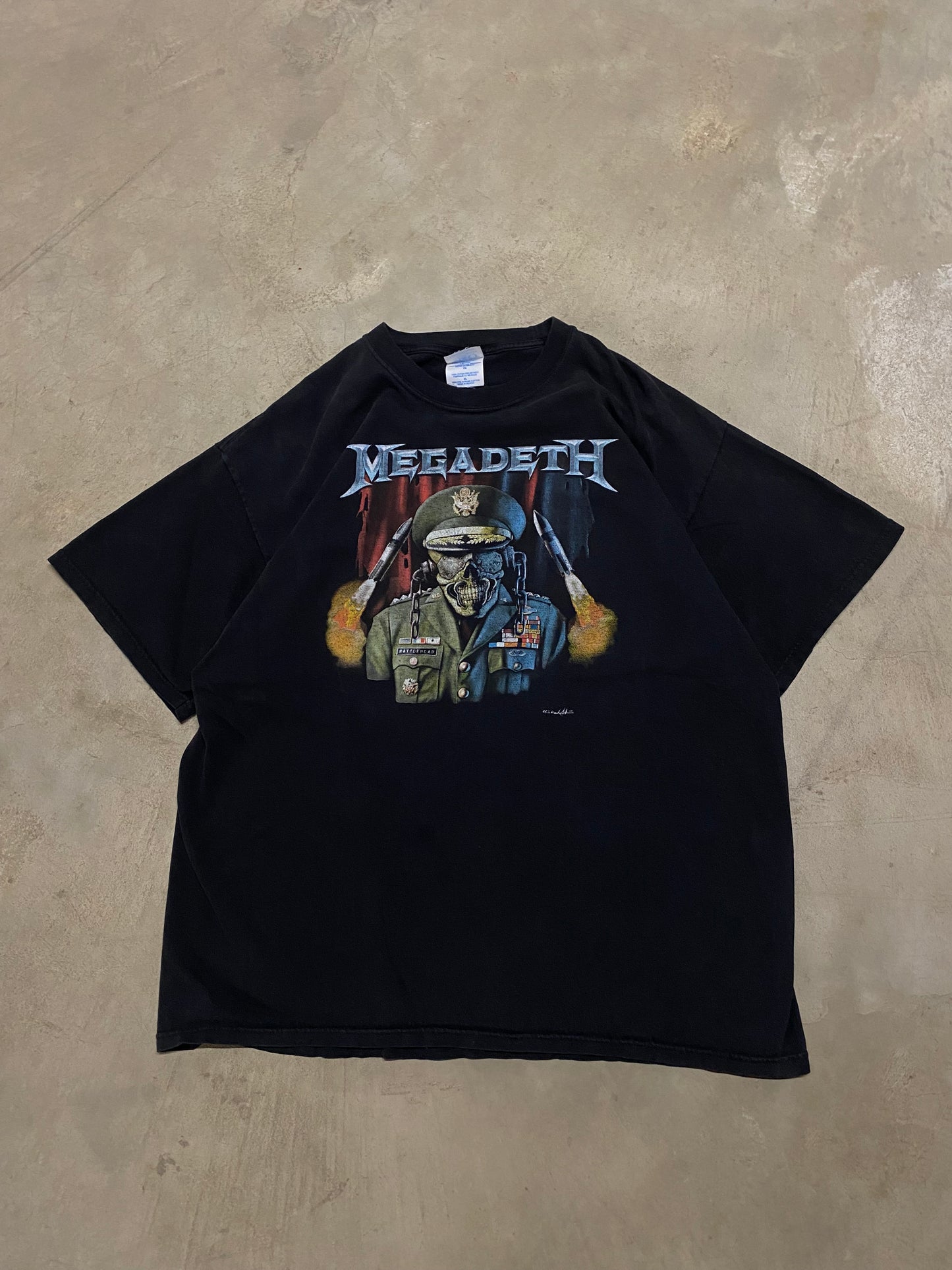 Vintage 2001 Megadeth Band shirt Size XL