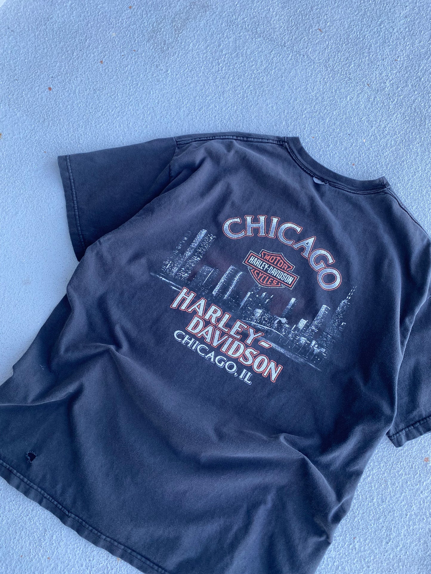 Vintage Harley Davidson Chicago Gangster shirt size large