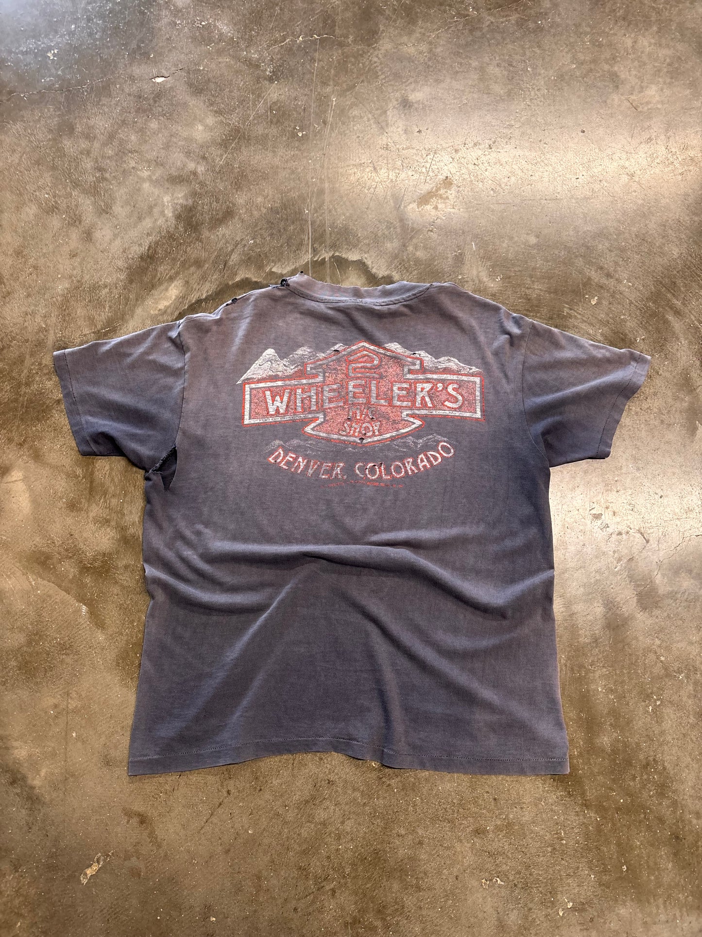 Vintage Harley Davidson smoked out sparkle shield size large