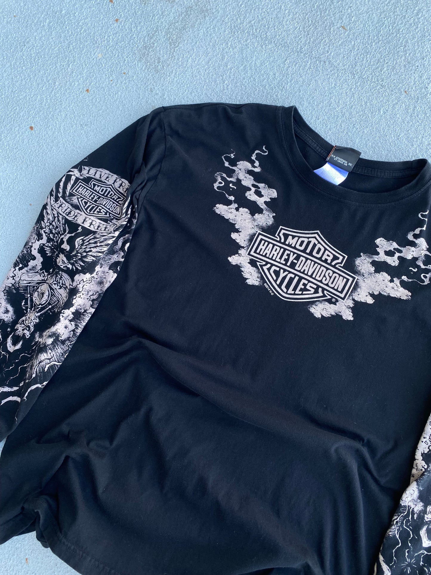 Harley Davidson Tattoo Long Sleeve size XL