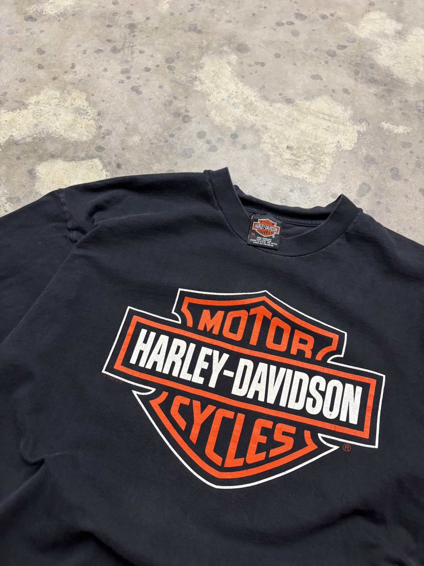 Vintage Harley Davidson shield logo shirt size extra large
