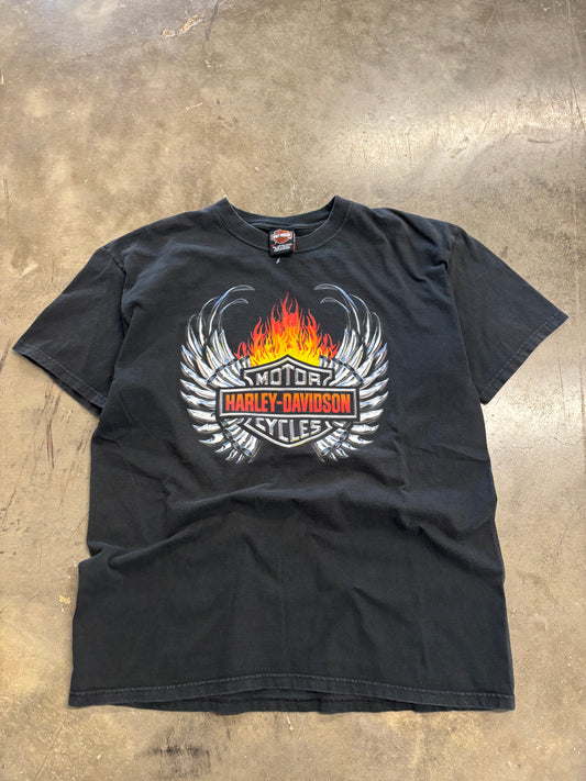 Vintage Harley Davidson Chrome shield shirt size extra large