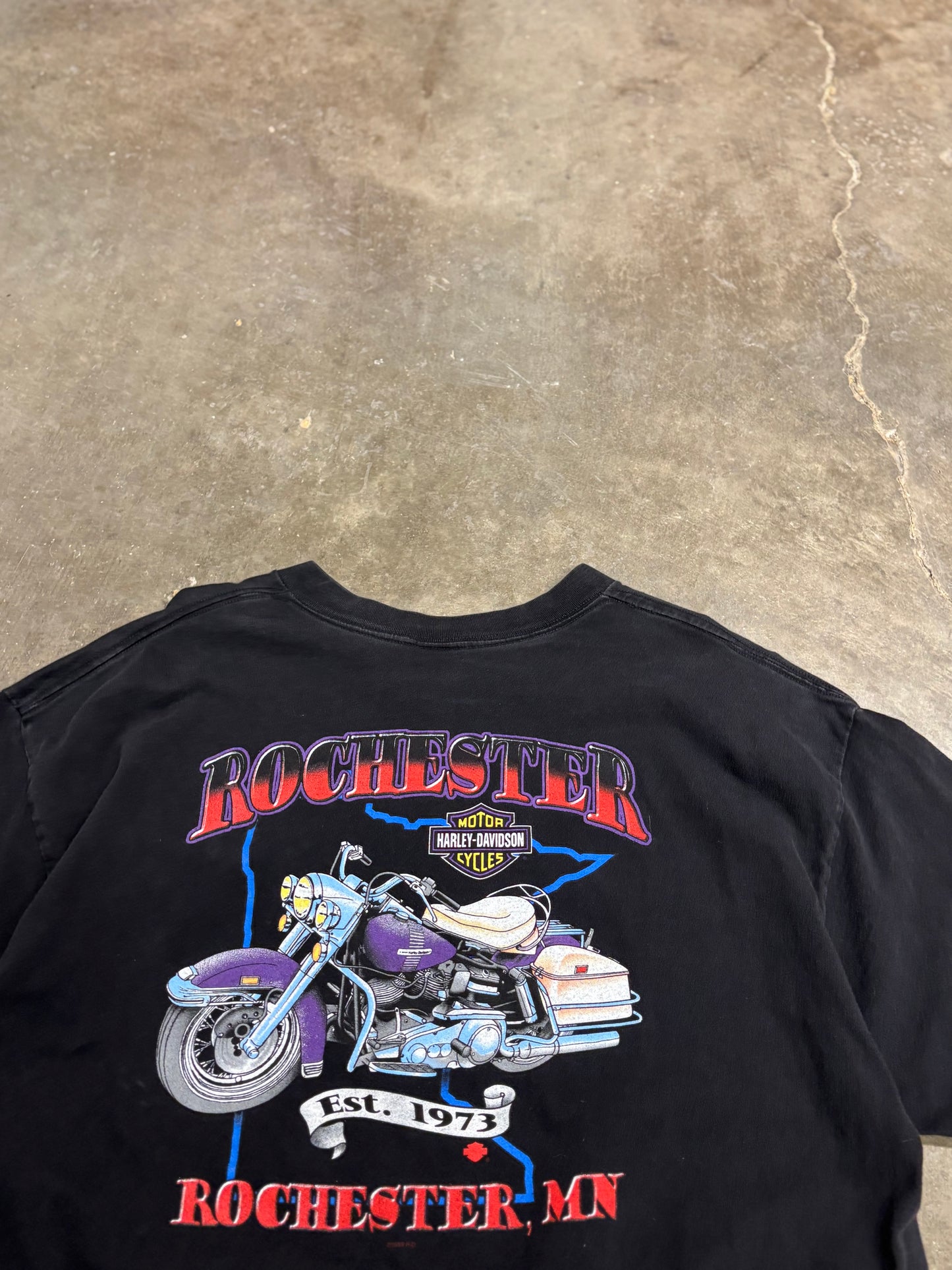 Vintage Harley Purple Eagle shirt size xl