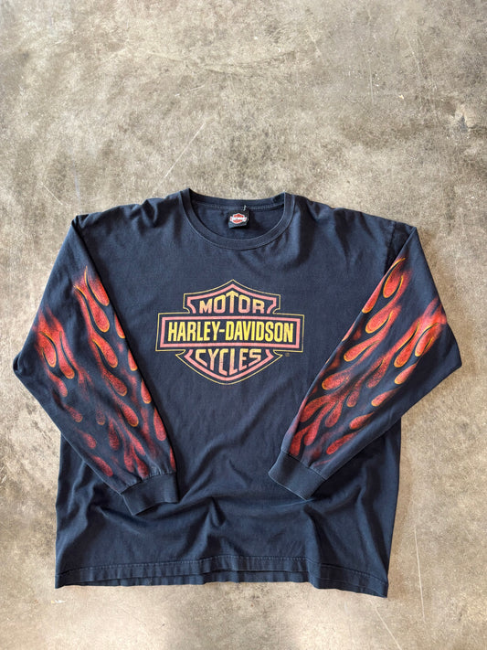 Vintage Harley Davidson Inferno long sleeve size xxl
