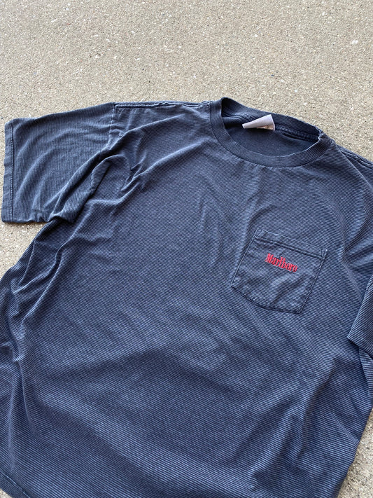 Vintage Essential Marlboro striped pocket shirt Size XL
