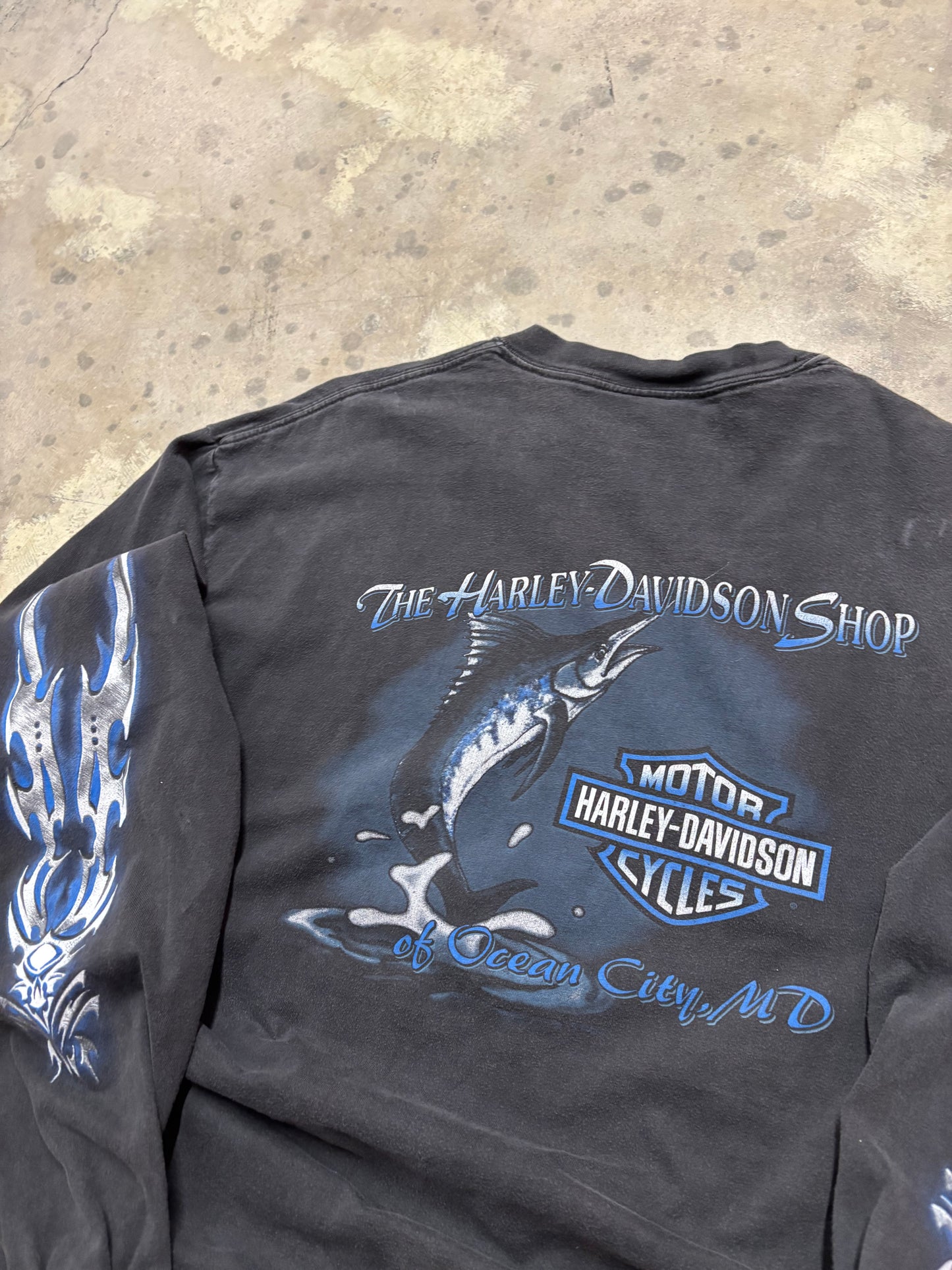 Vintage Harley Davidson Tony John’s long sleeve size extra large