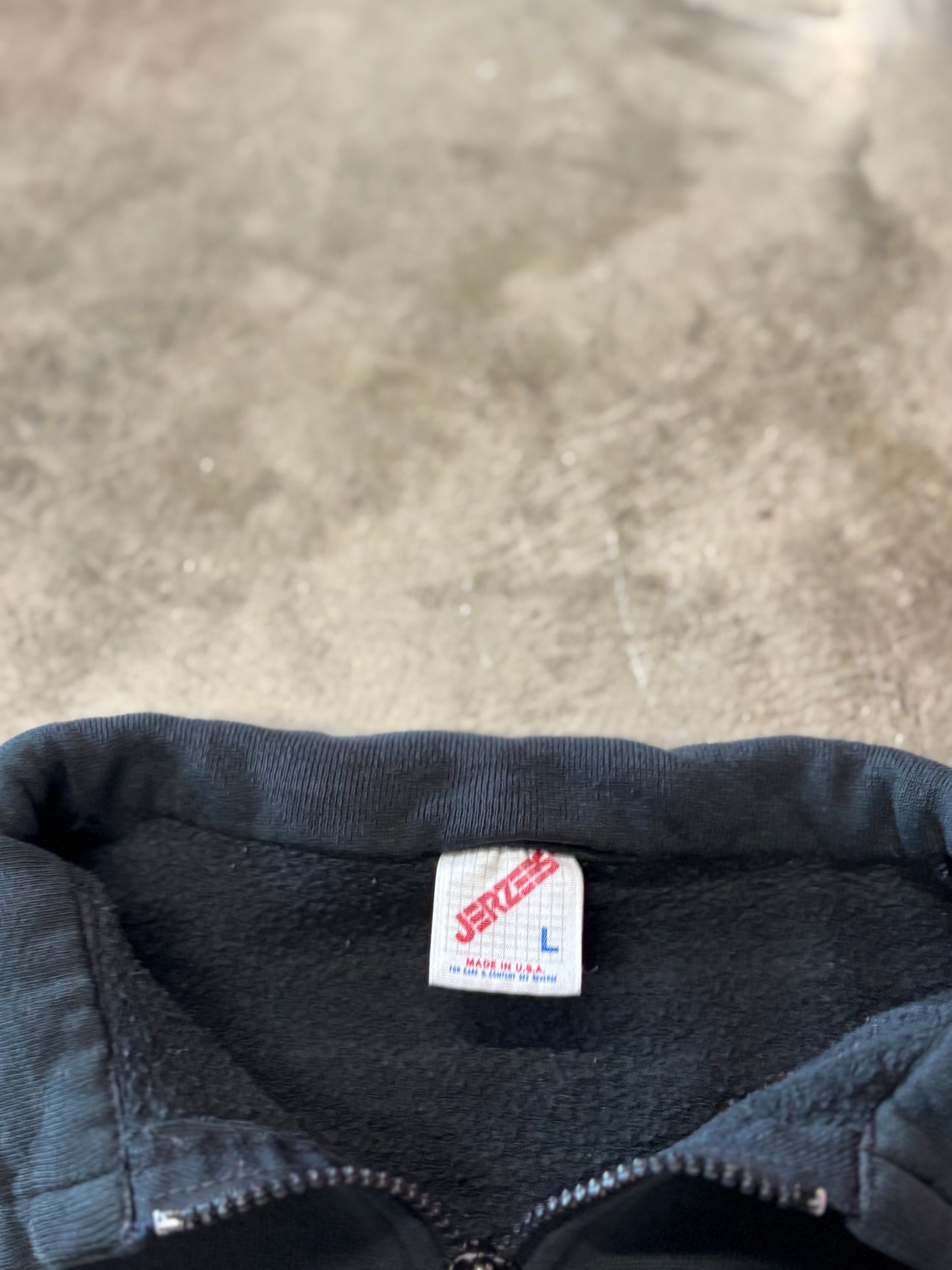 Vintage Harley Davidson quarter zip size large