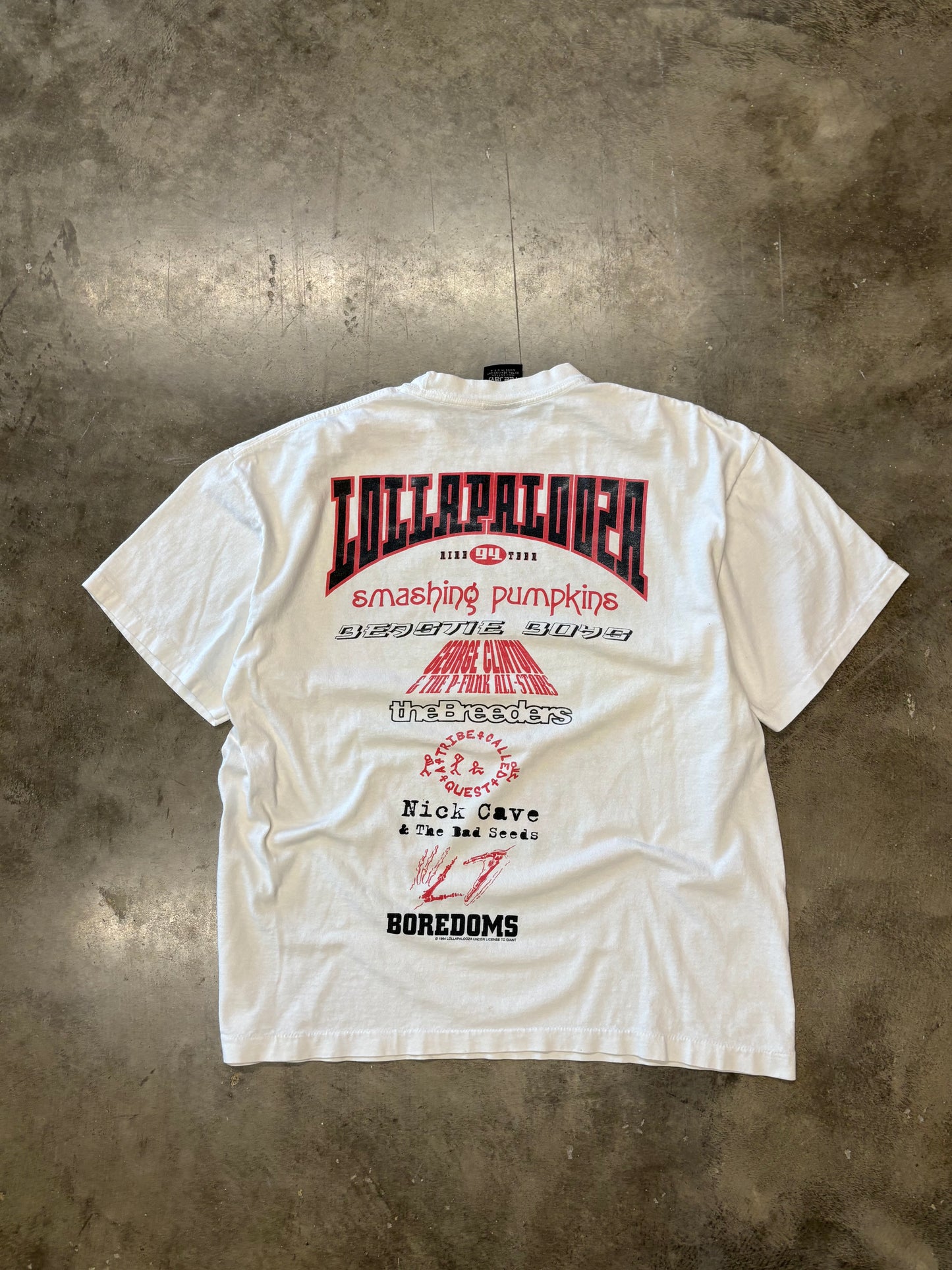 Vintage Lollapalooza Frank Kozik Samurai shirt size XL