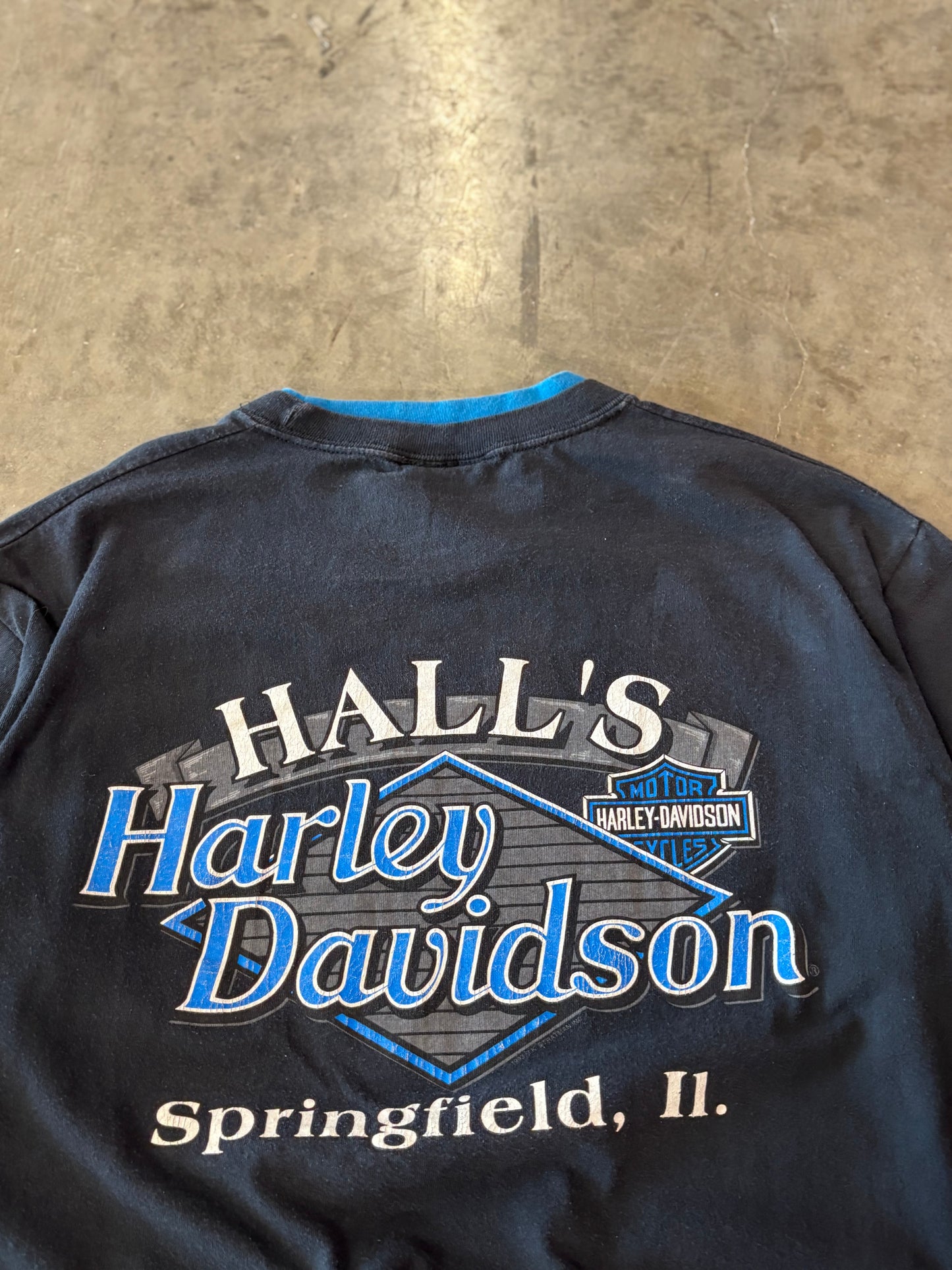 Vintage Harley Davidson Lightning shirt size large