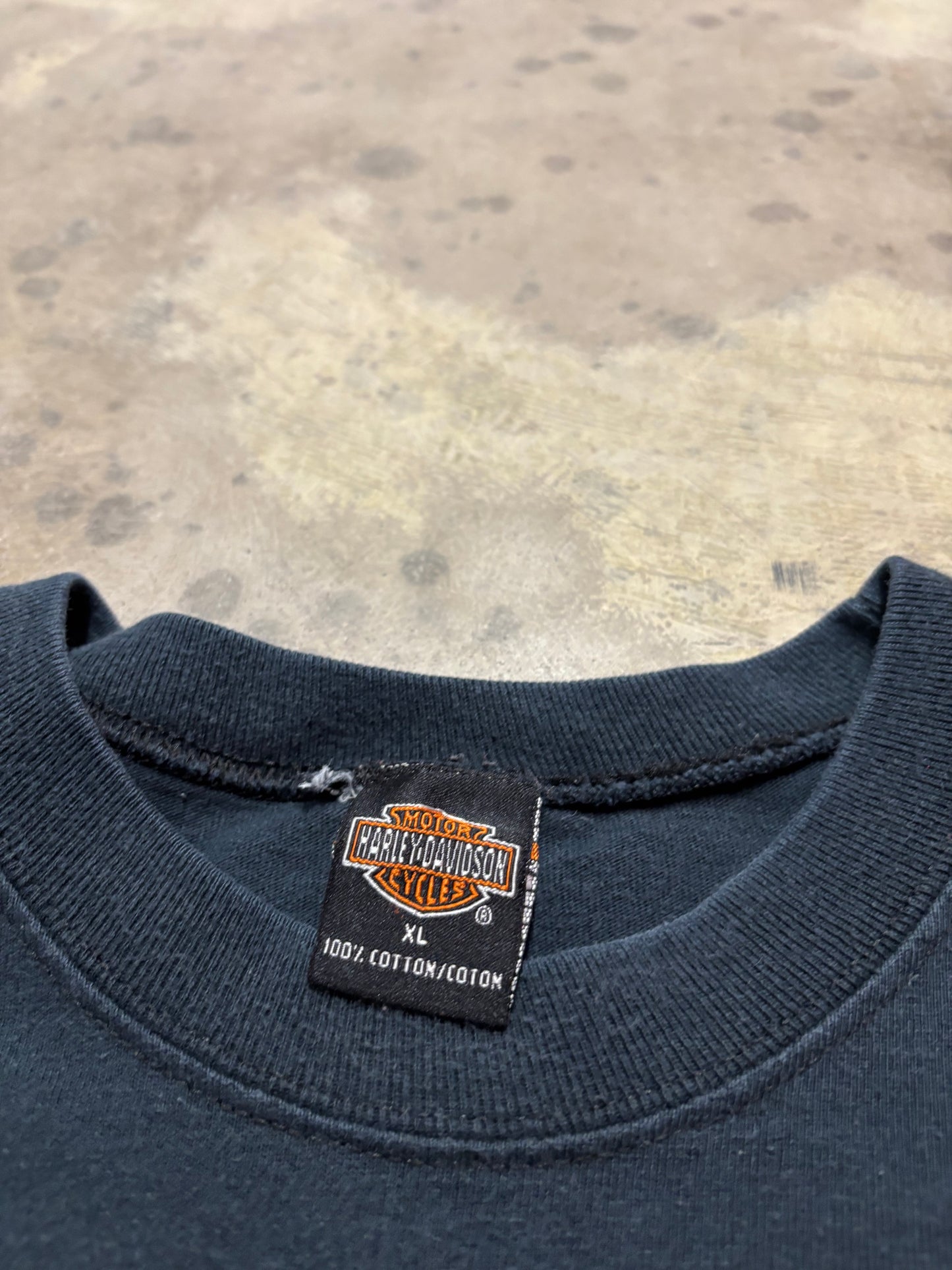 Vintage Harley Davidson red flame longsleeve shirt size XL