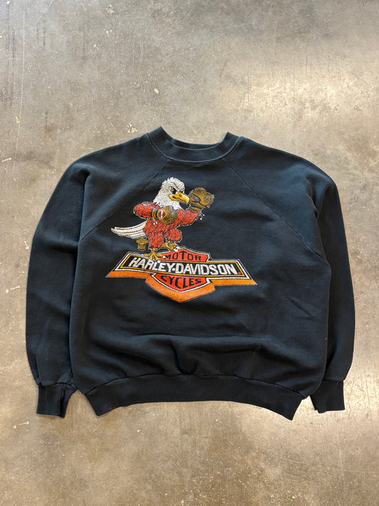 Vintage 1980’s Harley Davidson Eagle Boxing Sweat size medium