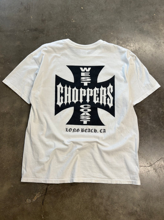 Vintage West Coast Choppers Iron cross short sleeve size xl