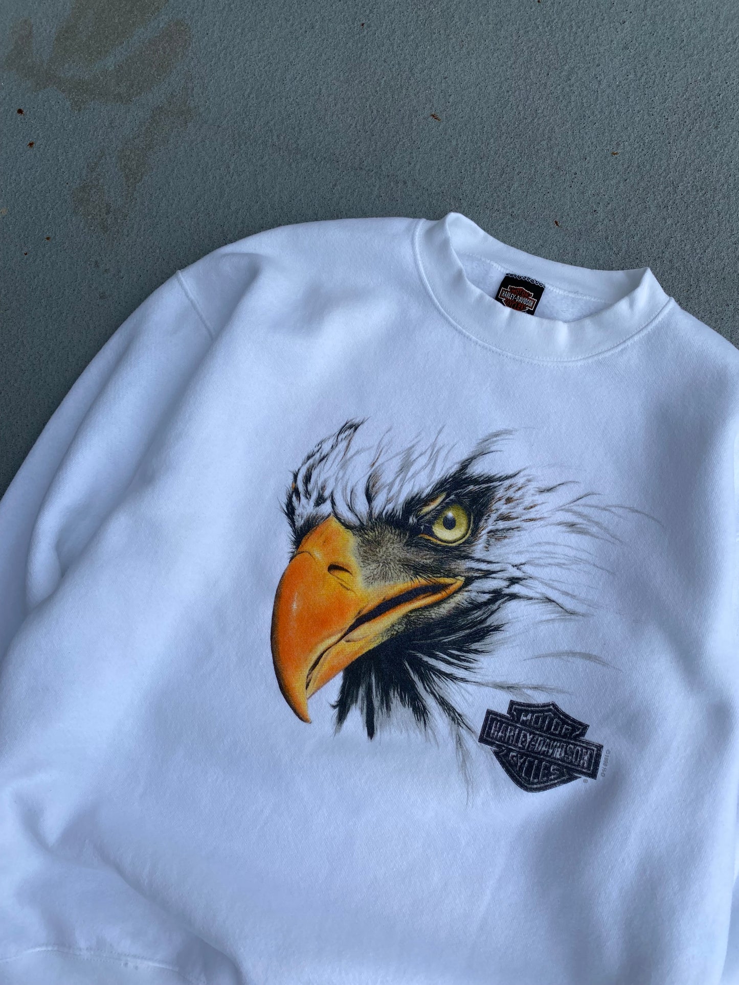 Vintage Harley Davidson Eagle Sweatshirt Size Large
