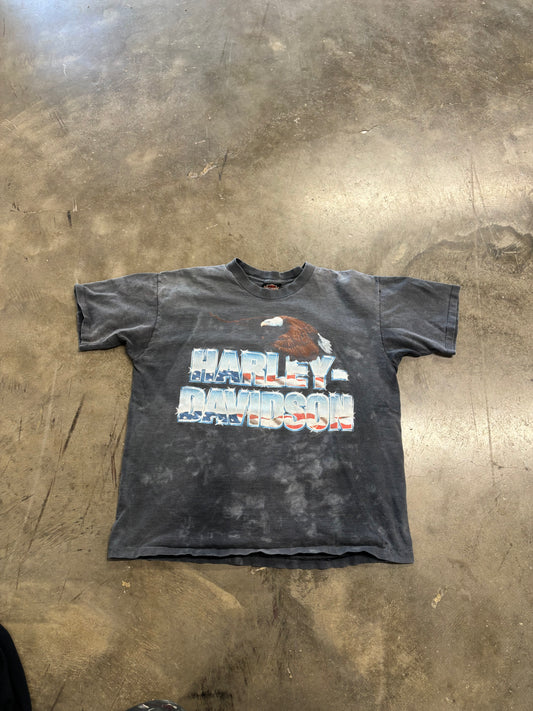 Vintage Fragment Faded Harley Davidson Eagle shirt size large