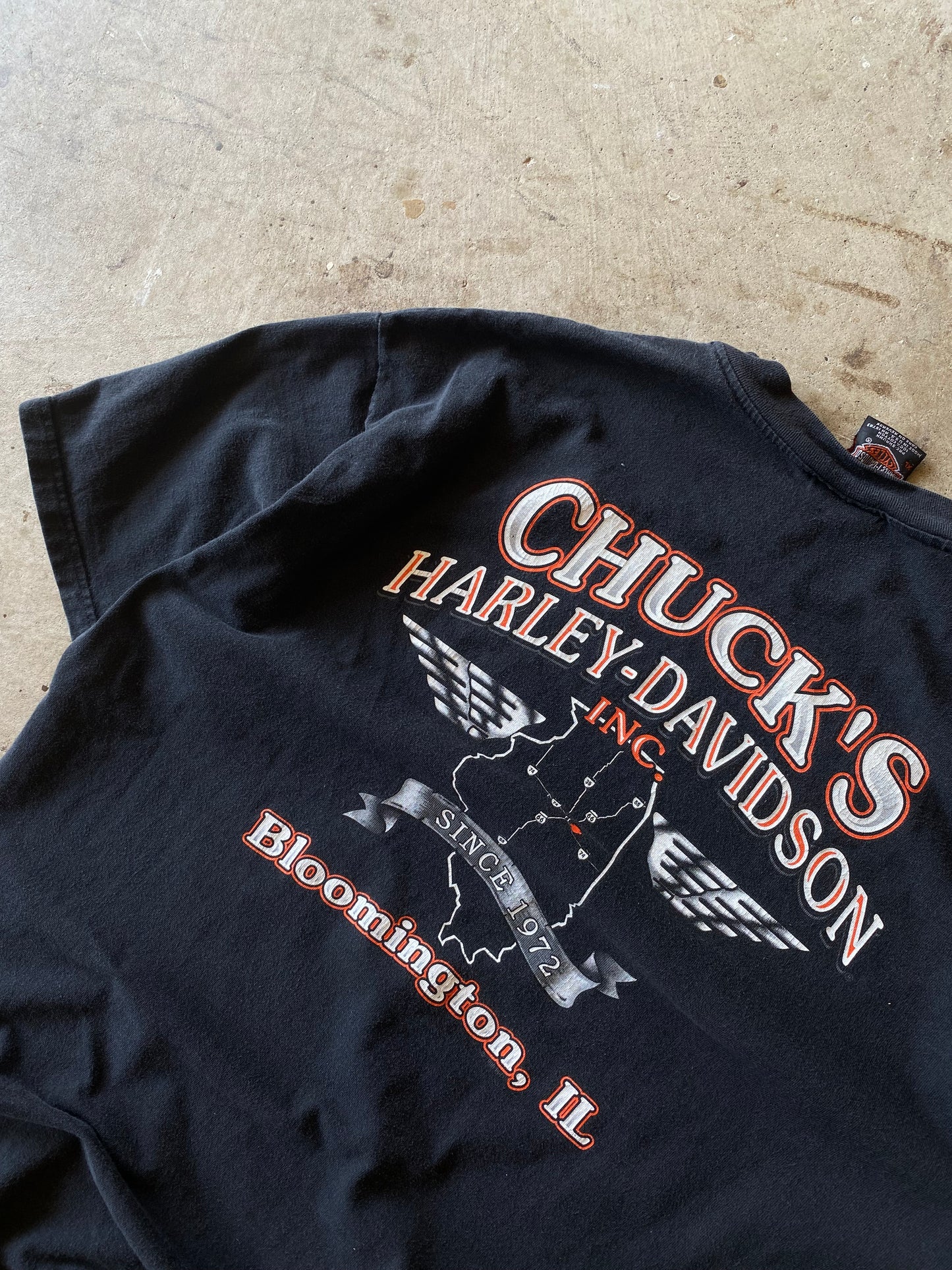 Vintage Harley Davidson Feel the heat shirt size xl
